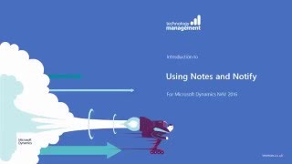 Dynamics NAV 2016 Using Notes and the Notify option [upl. by Osbourne616]