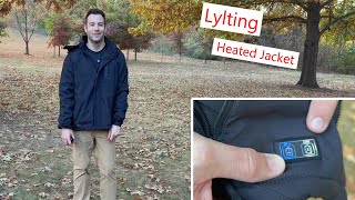 Lylting Heated Jacket 8 heating zones to keep you warm heated jacket mensjackets [upl. by Eilahtan571]