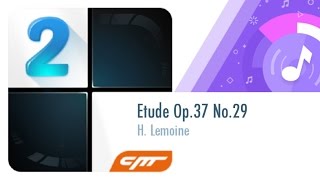 124 │Etude Op37 No29  H Lemoine │Piano Tiles 2 [upl. by Maxey]