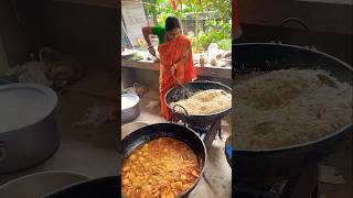 Fried rice aloo dum recipe home delivery order  food villgefood recipe cooking homedelivery [upl. by Urita]