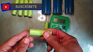 Como verificar baterías de litio 18650 How to check 18650 lithium batteries [upl. by Kenaz20]