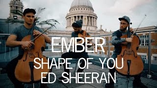 Shape Of You  Ed Sheeran Violin and Cello Cover Ember Trio EdSheeran [upl. by Adamo]