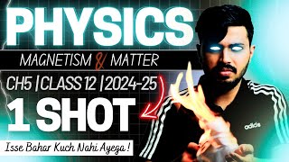 Magnetism amp Matter Detailed Oneshot  PYQ Chapter 5 Class 12 Physics CBSE 202425 🔥 cbse [upl. by Ennagrom]