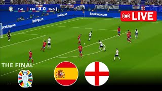 Spain vs England 21  THE FINAL  UEFA Euro Cup 2024  eFootball Pes 21 Gameplay [upl. by Mendelson]