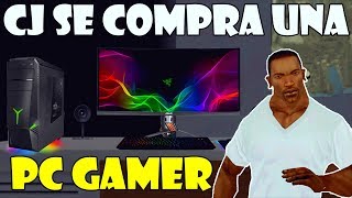 GTA San Andreas Loquendo  CJ se Compra una PC Gamer [upl. by Ffirahs]