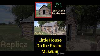 Log Cabin That Pa Ingalls built 1869 replica and where Carrie was born Laura Ingalls Wilder [upl. by Yanetruoc840]