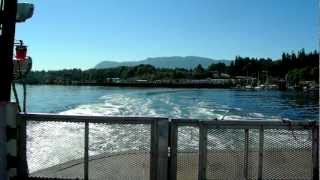 BC Ferries ride Chemainus to Thetis Island British Columbia Canada [upl. by Ameh285]