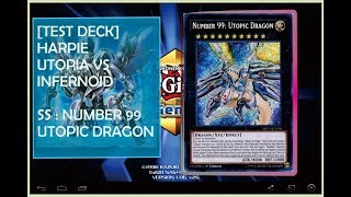 HARPIE UTOPIA WITH UTOPIC DRAGON VS INFERNOID YUGIOH DUEL GENERATION [upl. by Sparky]