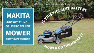 New Makita XGT 40V Max 21 Inch Self Propelled Mower [upl. by Salakcin]