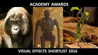 Academy Awards Visual Effects Shortlist Reel 2016 [upl. by Marcelline912]