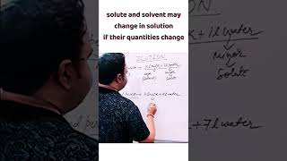 solute can be solvent in a given solution [upl. by Odlabso]