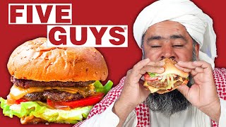 Tribal People Try Five Guys For The First Time [upl. by Annert]