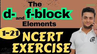 d and f block elementsNCERT ExercisePart1 dblockelements kmno4 ncertsolutions chemistry [upl. by Akel]