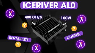 Mon premier ASIC  Configuration et rentabilité de lICERIVER AL0 pour miner de lAlephium [upl. by Fanestil]