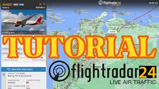 TUTORIAL FLIGHTRADAR24  ¿Gratis o paga [upl. by Ashleigh847]