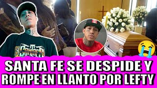 Santa Fe Klan SE DESPIDE de Lefty SM en su funeral ESTO DIJO le da el último adiós a su amigo [upl. by Eiramnaej901]