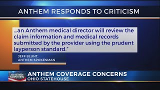 Ohio lawmakers wary of new Anthem ER policy seek to block the practice [upl. by Sada587]