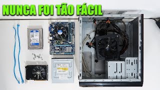 APRENDA A MONTAR UM PC GAMER OU DE ESCRITÓRIO COMPLETAMENTE [upl. by Rocco]