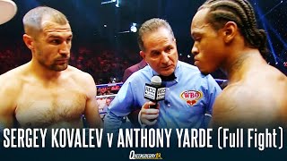 Sergey Kovalev v Anthony Yarde Full Fight  WBO World Light Heavyweight Title  August 2019 [upl. by Schlosser]