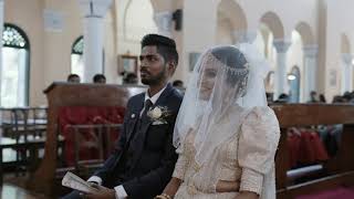 Church wedding ceremony of Geethma and Sachin [upl. by Lewis]