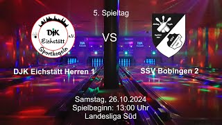 DJK Eichstätt Herren 1  SSV Bobingen 2 [upl. by Kassab]