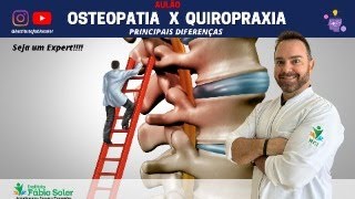 OSTEOPATIA X QUIROPRAXIA  PRINCIPAIS DIFERENÇAS [upl. by Adalbert]