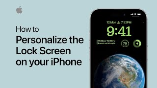 How to personalize Lock Screens on your iPhone  Apple Support [upl. by Lindemann]