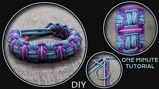 How to Make Paracord Bracelet Tying Lark’s Head Knots [upl. by Caneghem]