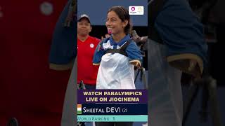 The Crowd Goes Wild as Sheetal Devi Takes the Stage  Paralympics Archery Highlights  JioCinema [upl. by Derrek]