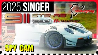 SPY VIDEO 992 Porsche 911 GT3 RS Manthey Performance Kit [upl. by Cirda]