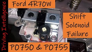 Ford 4R70W P0750 amp P0755 Shift Solenoid quotAquot amp quotBquot Diagnostic Trouble Code Diagnosis And Repair [upl. by Klapp]