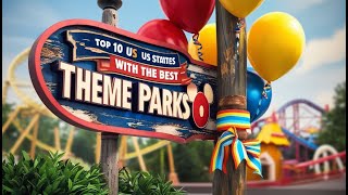 Top 10 US States with the Best Theme Parks [upl. by Powder]