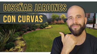 Cómo DISEÑAR JARDINES con CURVAS  3 TÉCNICAS de PAISAJISMO para el DISEÑO de JARDINES con CURVAS👌✍ [upl. by Gabbi]