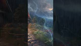 Thunder amp Rain Symphony 🤍123 kHz  Unlock Instant Sleep amp Ultimate Relaxation rain sleepsounds [upl. by Ahsiekel677]