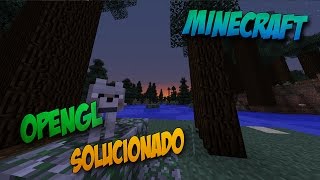 OpenGL Error en Minecraft SOLUCIONADO I DeathSilence 17 [upl. by Taimi552]