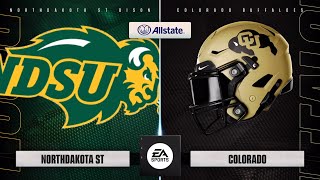 College Football 25 North Dakota State vs Colorado [upl. by Tocs]