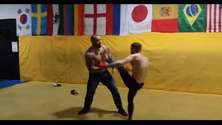 Conor McGregor Fights ‘The Mountain’ from Game of Thrones [upl. by Garretson851]