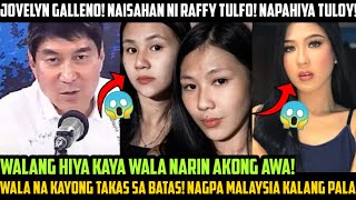 JOVELYN GALLENO DUMATING GALING MALAYSIA NADAKIP NI RAFFY TULFO NAPAHIYA SA PALAWAN BISTADO NA [upl. by Ecinehs]