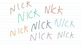 Nickelodeon Theme Song Nick Nick Nick Nick na Nick Nick Nick Nickelodeon Widescreen remake [upl. by Asirret207]