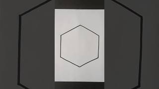 Draw a Hexagon hexagon geomatry drawing [upl. by Desma]