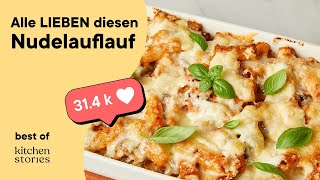 Nudelauflauf mit Pilzen – extra cremig  BEST OF Kitchen Stories [upl. by Lecrad836]