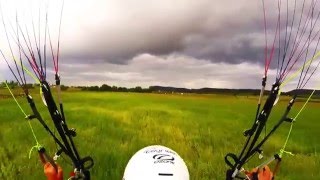 Electric paramotor EXOMO Low Fly by [upl. by Nawd]