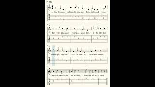 Tabs für Gitarre  deutsches Weihnachtslied quotVorfreude schönste Freudequot [upl. by Iveson384]