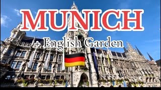 Exploring Munich Germany  English Garden World City with Heart Toytown [upl. by Aivatra]