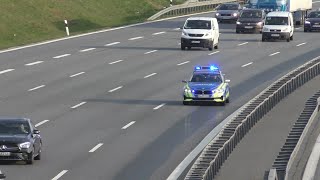 FALSCHFAHRER Streifenwagen Autobahnpolizei Einsatzfahrt [upl. by Aryad689]