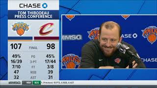 Tom Thibodeau PostGame Interview  New York Knicks vs Cleveland Cavaliers [upl. by Yrannav]