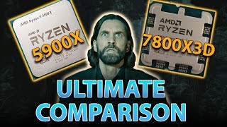 Ryzen 5900X VS 7800X 3D My Ultimate 1440P Comparison New Games [upl. by Phoebe300]