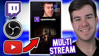 How To Multistream To YouTube Shorts Using OBS Studio 2024 [upl. by Atnim168]