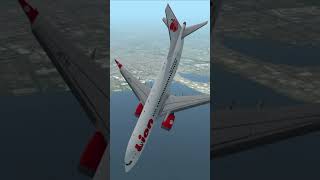 Lion Airlines boeing737 Max crash in sea lionair rfs flightsimulator crash landing failure [upl. by Fahy20]