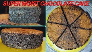 Soft moist chocolate cake  Chocolate cake Chocolate cake without egg  Easy chocolate cake recipe [upl. by Ellives]